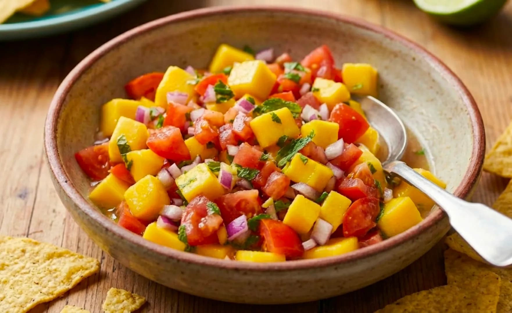 Salsa de mangue et tomates